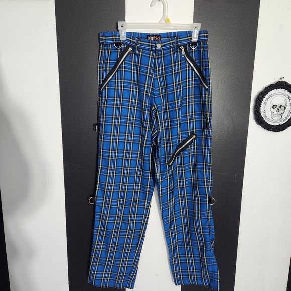 Morbid Threads Pants - Morbid Threads Zip Pants